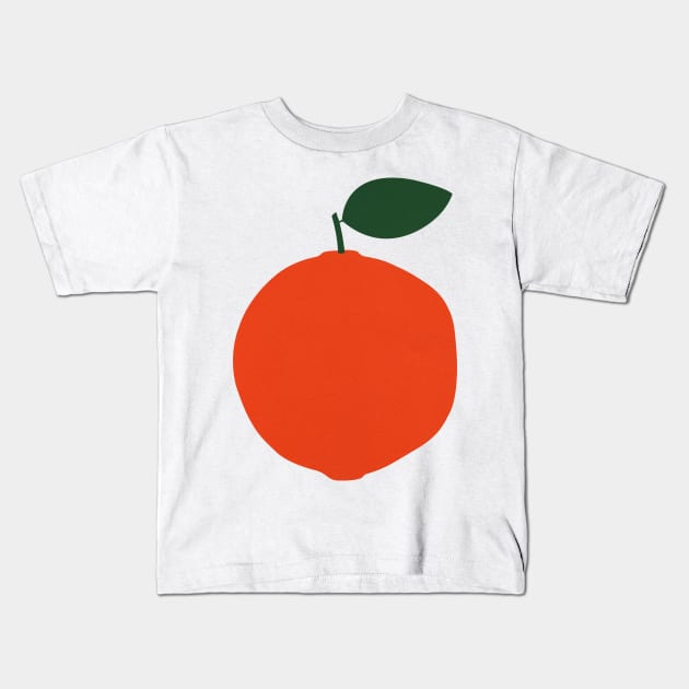 Orange Kids T-Shirt by Rosi Feist